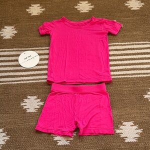 Little Sleepies Mighty Magenta 2 pc Pajama Set